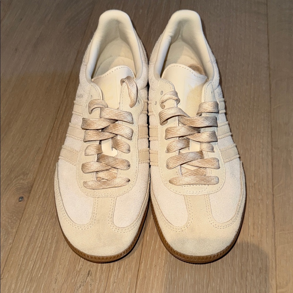 Adidas Womens Cream Sneakers - Picture 4 of 4